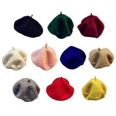 Baby Solid Warm Beanie Cap Καπέλο κολοκύθας Παιδικό Καπέλο γαλλικού μπερέ για νήπια κορίτσια Καπέλο μπερέ