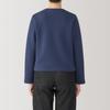 MUJI Double Knit Sweat Size BB2R1A4A Women's Cardigan, Navy, XS,