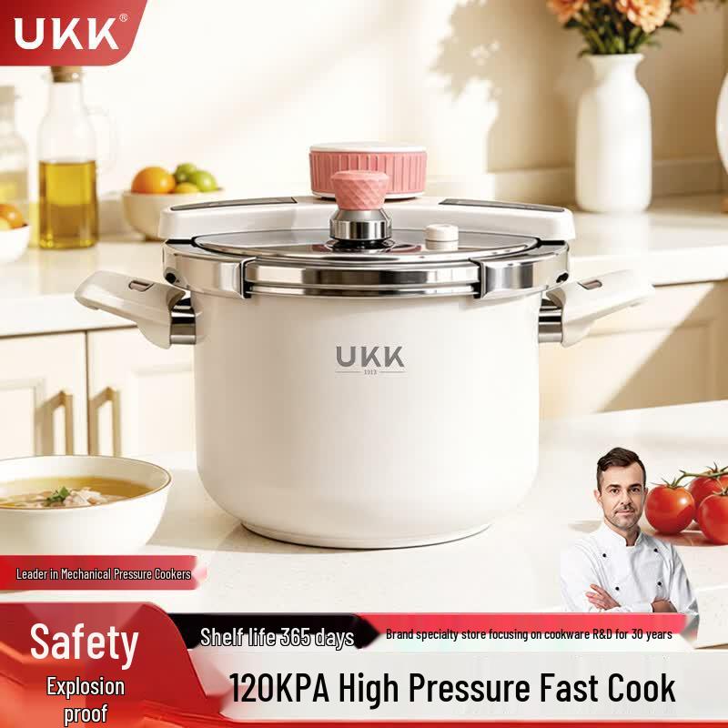 ukk One-Hand Opening Explosion-Proof Pressure Cooker