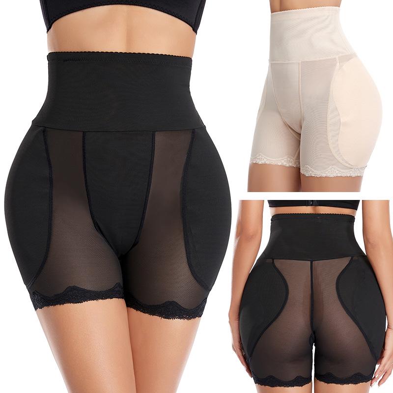 Damen High Waist Bauchkontrollhose mit Hüftvergrößerer und Fake Po-Lifting