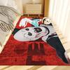 Horror Movie Terrifier Floor Mat INS Style Soft Bedroom Floor House Laundry Room Mat Anti-skid Household Carpets