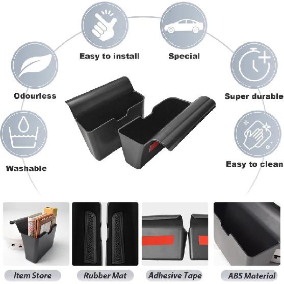 Center Console Shifter Storage Box For Chevy Colorado/GMC Canyon 2024 2025 Hanging Storage Organizer Tray Car Accessories