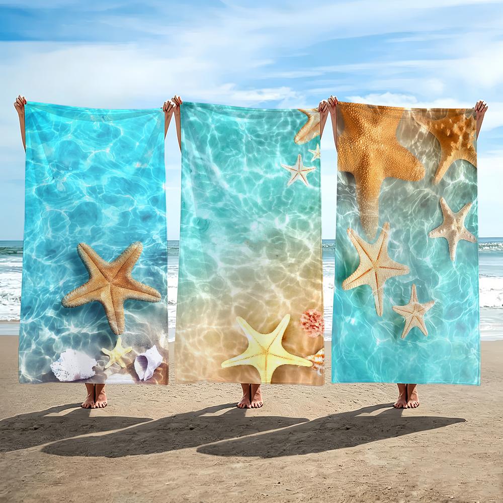 Starfish Towel Beach Towel Travel Lightweight Skin Friendly for Pool Beach Camping Cruise Summer