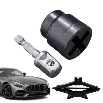 OneV FT Car Jack Socket | RV Scissor Jack Stabilizer Socket,Drill Adapter Accessories for Car Maintenance Stall Truck Garage