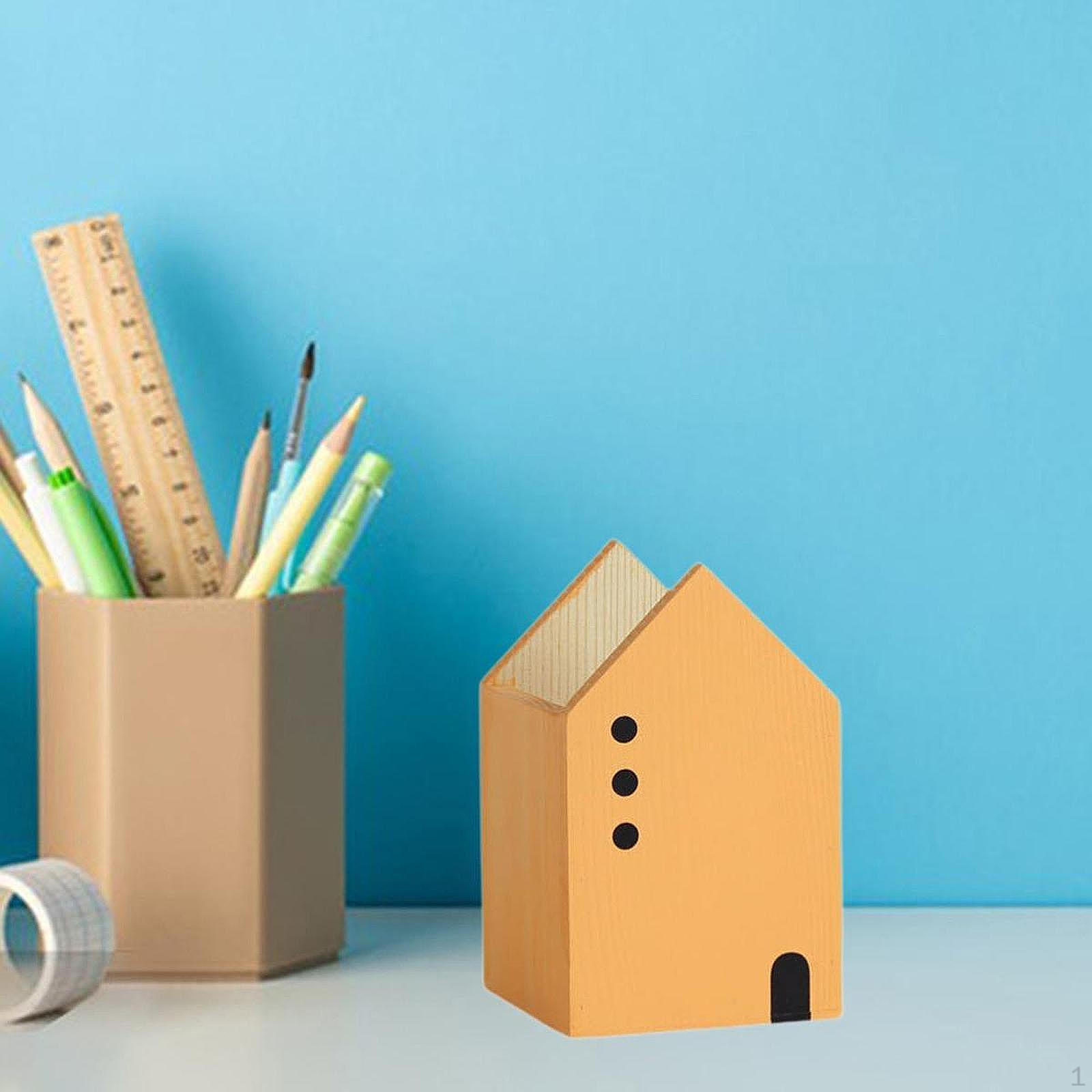 

Карандашница для стола, органайзер для кистей для макияжа, декор, многоцелевой, подставка для ручек, стакан для карандашей оранжевый