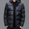 Winter Lapel Fashion Casual Light Cotton-padded Coat Men Middle-aged Trend Warm Cotton-padded Coat Short Cotton-padded Jacket