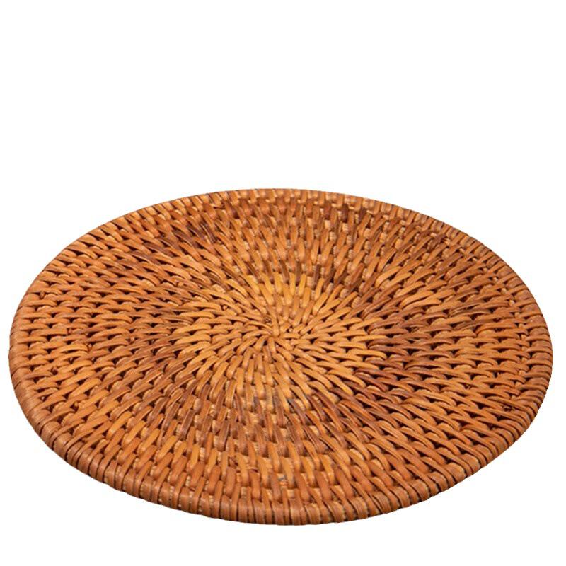 Handmade Vietnamese Rattan Tea Coasters and Placemats for Tea Ceremony