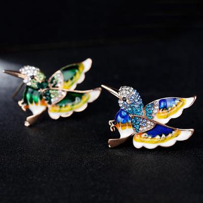 Neue Mode Vogel Strass Legierung frauen Brosche Pin Kleid Pullover Kleidung Ornament Gute Verkäufe Shop