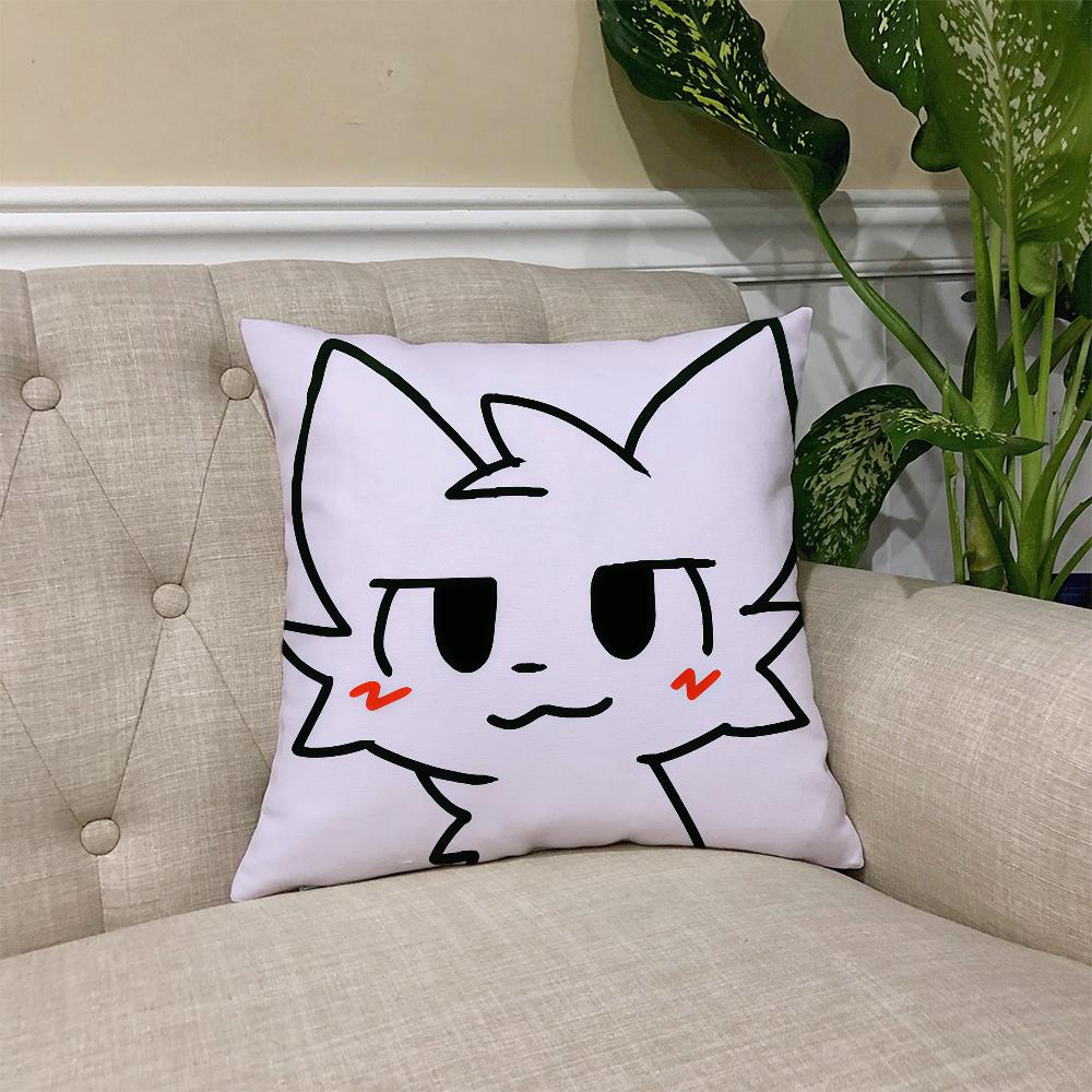 cushion cover Square K-kisser Sofa Car B-Boy Cushion Cover Cute Casual Skin-Friendly Comfortable Pillow Cover