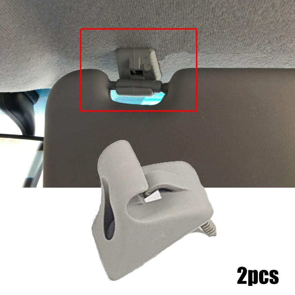 Klips Klips Sunvisor Retainer Clips 2PC Brand Clip Easy Grey