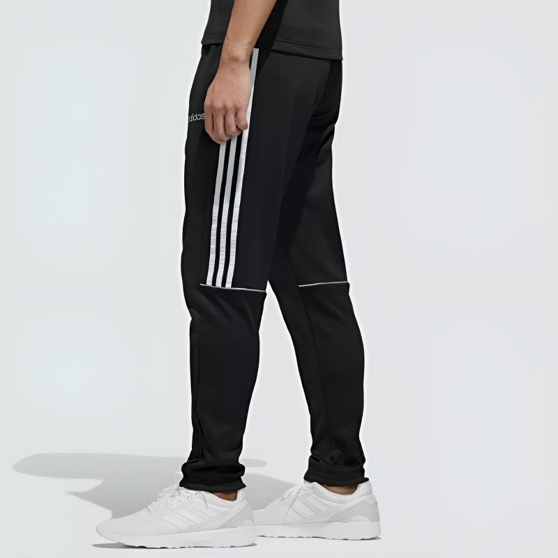 Adidas Intuitive Warmth Sereno Striped Moisture-Wicking Comfortable Casual Pants Men Pants Black White GD5321