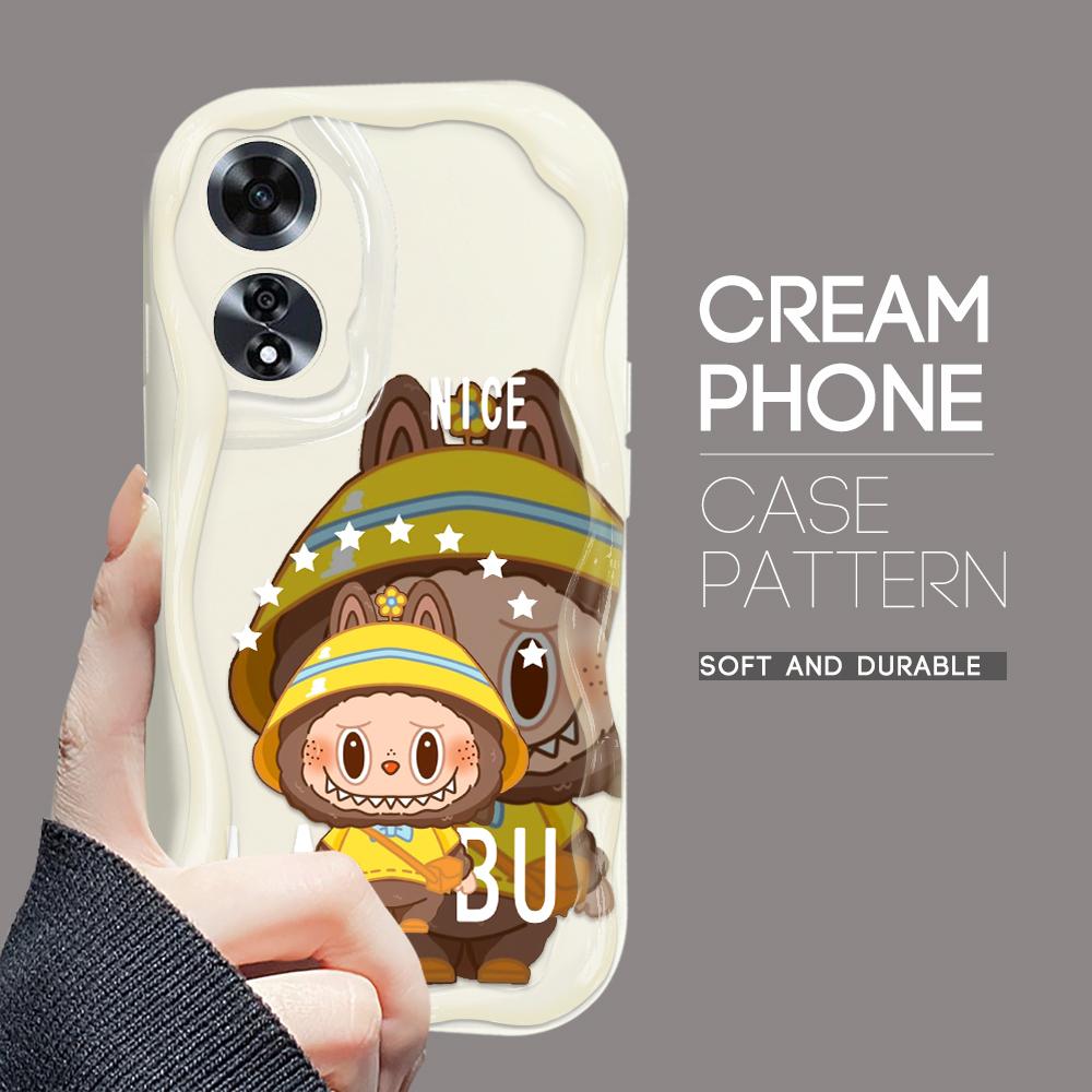 

Для OPPO A12 A15 A38 A58 A60 A76 A92 Reno8 11F 11Pro 12 Realme 10 12Pro 14 C35 C63 Модна Дівчина Кремова Текстура М який Силікон Повне Покриття Захист Камери OPPO A12S білий