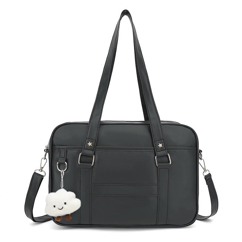 2024 Women's Japanese Style JK Uniform Crossbody Bag: Two-Dimensional Simple Academy Shoulder Handbag