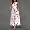 2025 New Fashion Trend Dresses Spring Summer Printed Waist Dresses Fashion Women's