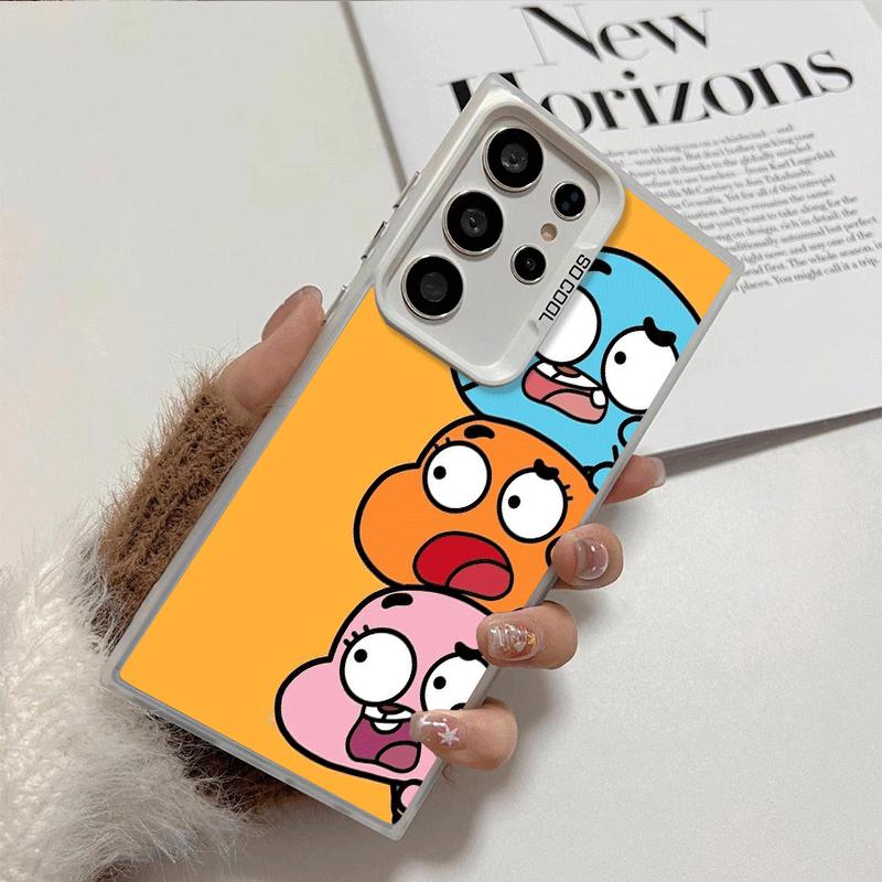 A-Amazing World G-Gumball Soft Phone Case for Samsung Galaxy S24 S25 FE S26 Edge S23 Ultra S22 Plus S21 + Shockproof Cover Back