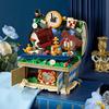 Non-Toxic Fairytale Music Box Treasure Chest Fairy Tale Scene Model Bricks Set With Mini Figure Doll Desktop Deco Kids Diy Toys Children Gifts
