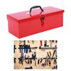 Iron Tool Box Empty Hardware Storage Case for Workshops Electrician Garages