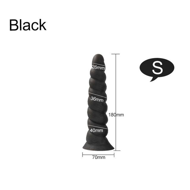 Anal Plug with Suction Cup Butt Plug Realistic Dildo Soft Liquid Silicone Vaginal Prostate Massage Stimulation for Men and Women
