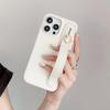 Etui na iPhone 14 Pro z opaską na nadgarstek i podstawką, PU skóra+PET, pokrowiec na telefon