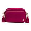 Überall 2L Metall-Logo Nylon Umhängetasche Damen Taschen Tiefrot LU9C80S-073255