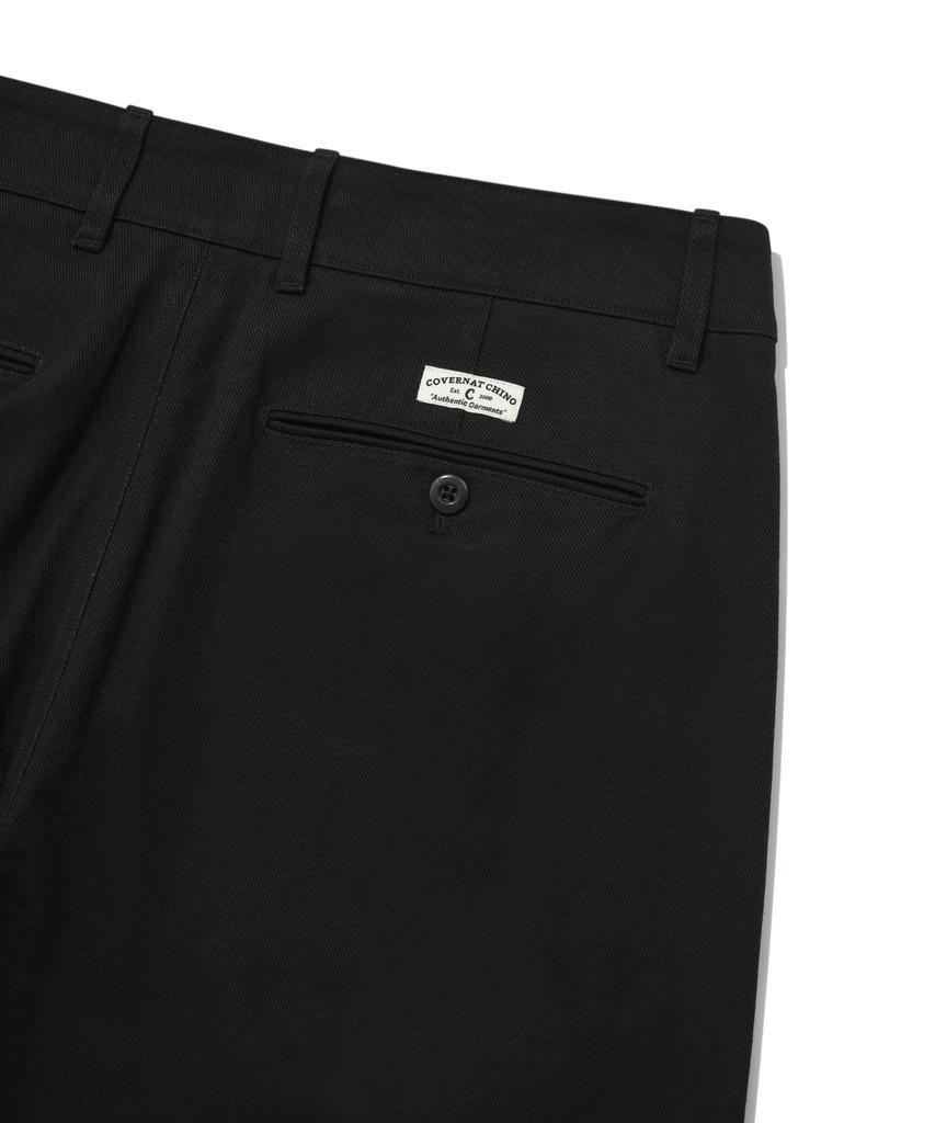 COVERNAT Chino Semi-Wide Pants Black
