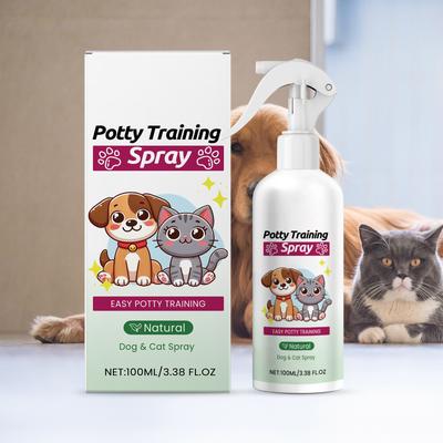 Pet Toilet Training Spray Training Cats And Dogs To Urinate And Defecate Pet Toilet Training Spray(100ml)