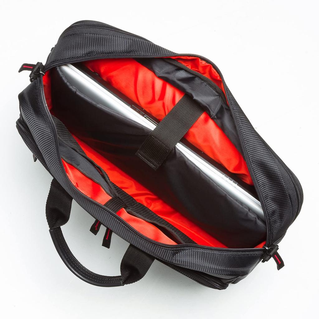 Sanwa Supply Gusset Expansion PC Bag Inch Wide (15.6 Black) BAG-W4BK