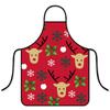 Christmas Holiday Waterproof Oilresistant Apron With Creative Fun Patterns For Adults And Kids