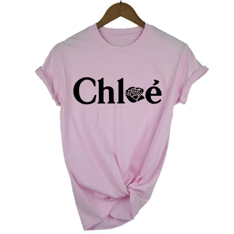 High Quality T-shirt Summer Luxury Brand Alphabet Print T-shirt Women's Fashion Graphic Women's Top Street Women's Shirt