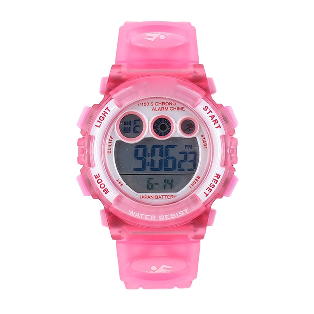 Digital sportklocka för barn Vattentät Multifunktionell Elektronisk Utomhusklocka för Pojkar Flickor