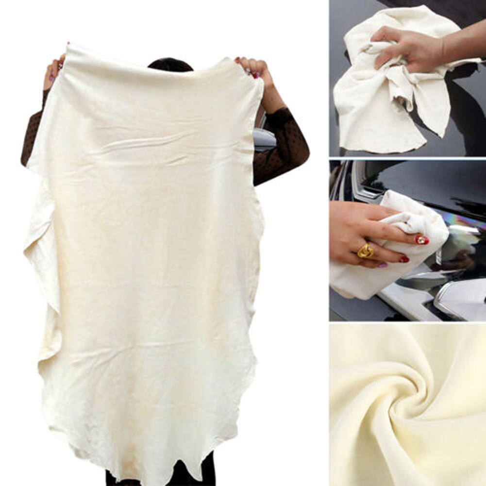 Car Cleaning Towel Chamois Leather Car Wash Cloths Natural Auto Detailing Towels Elastic for Car Washing Maintenance