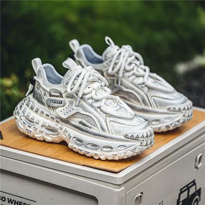 Fashion New Summer Outdoor Men's Casual Sneaker Shoes for Men Sports Thick Bottom Breathable Mans Loafers Popular Model Male Sneakers