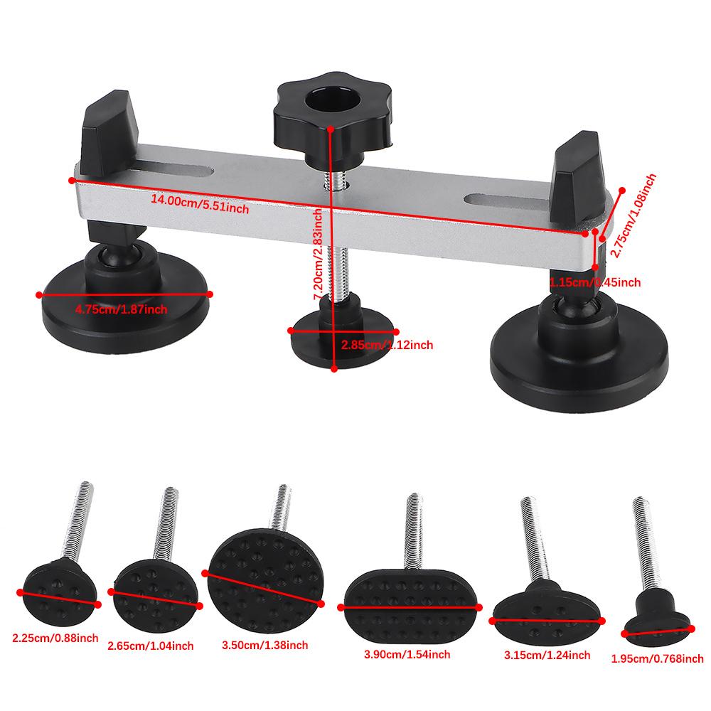 Auto Body Repair Kit Car Dent Repair Tool Pulling Bridge Glue Pulling Tabs Dent Puller Set Car Accessory