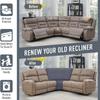 Corner Sofa Cover Stretch Corner Couch Cover Furniture Protector for Living Room L Shape Slipcover Couch Additional Seat