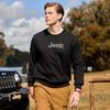 Men's Crew Neck Cotton Blend Breathable Casual Sport Sweatshirt P843MKJ425