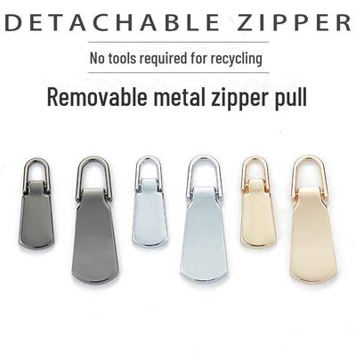 Tool-Free Metal Zipper Head Replacement for Luggage Bags
