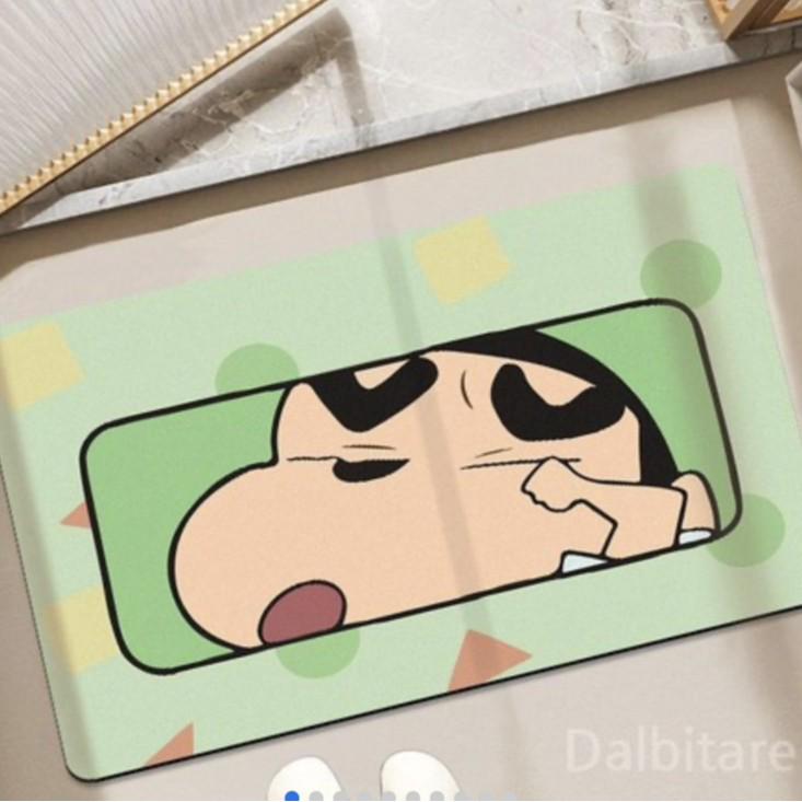 Diatom Mud Quick-Dry Non-Slip Bathroom Mat - Crayon Shin-chan Design