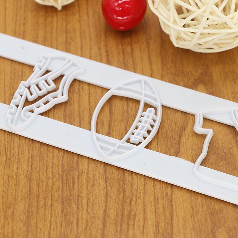Football Sports Cutting Craft Cookie Pastry Biscuit Cutter Fondant Cake Mold