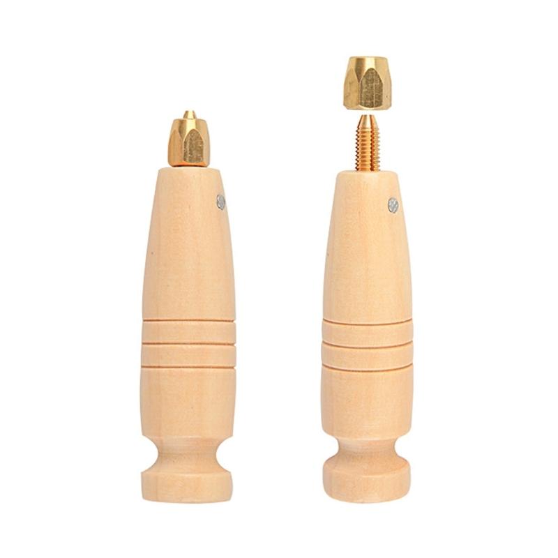 4 In 1 Leather Craft Stitching Scratch Awl Tool Pin Punching Tool Leather Awl Pin Punching Awl for Cutting Sewing Craft