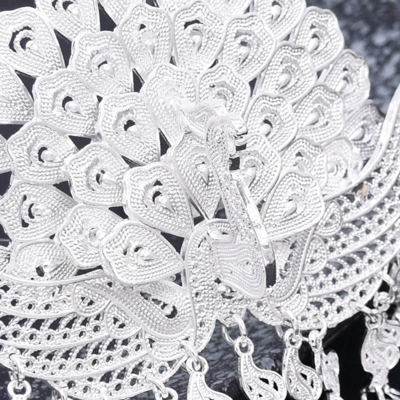 Glinting Tassels Hair Jewelry Queen Headdress for Pageant Proms Bridal Wedding Bridal Wedding Headwear