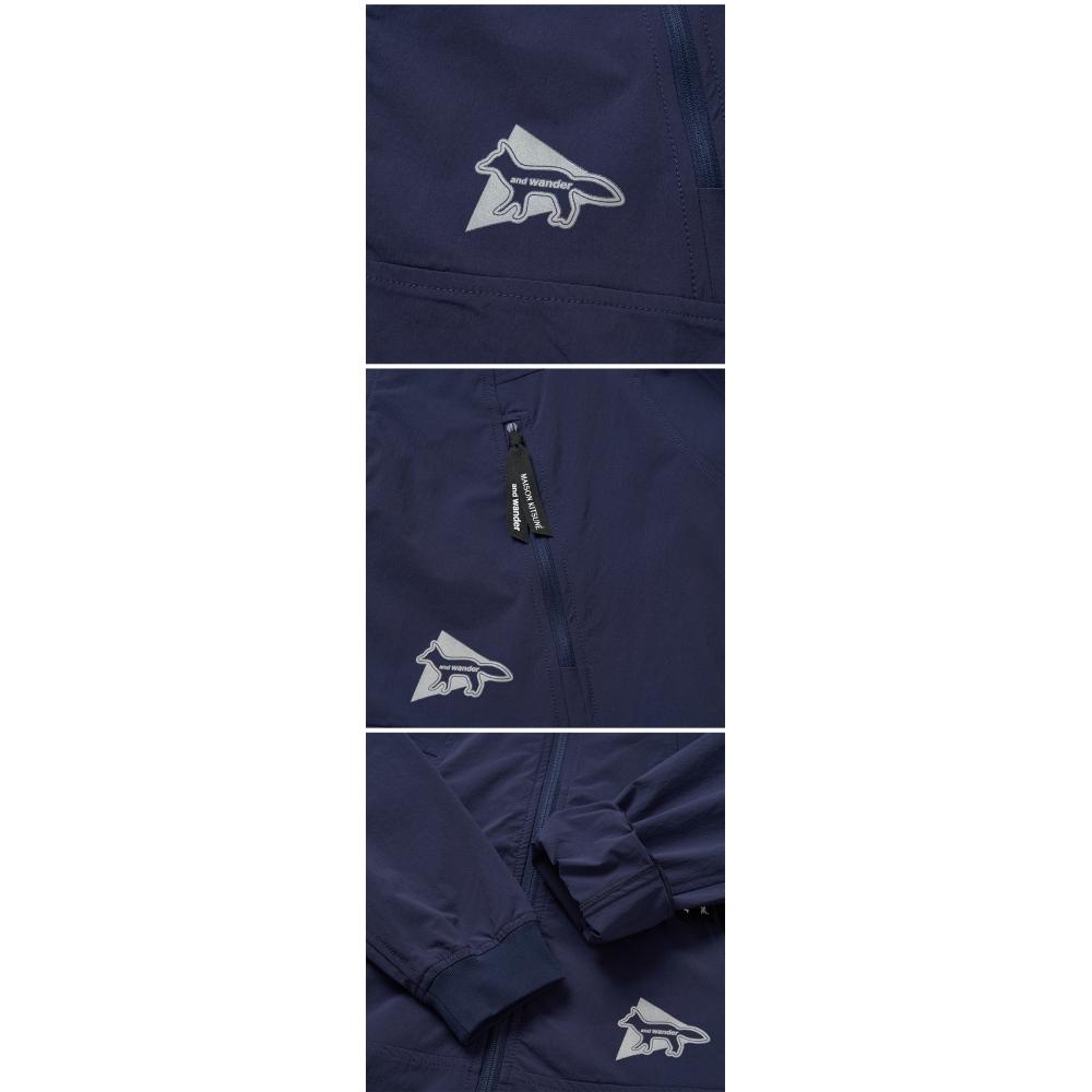 Maison Kitsune 5743281904 120 Maison Kitsune X   Wonder foX Logo Patch Track Hooded Public Jacket