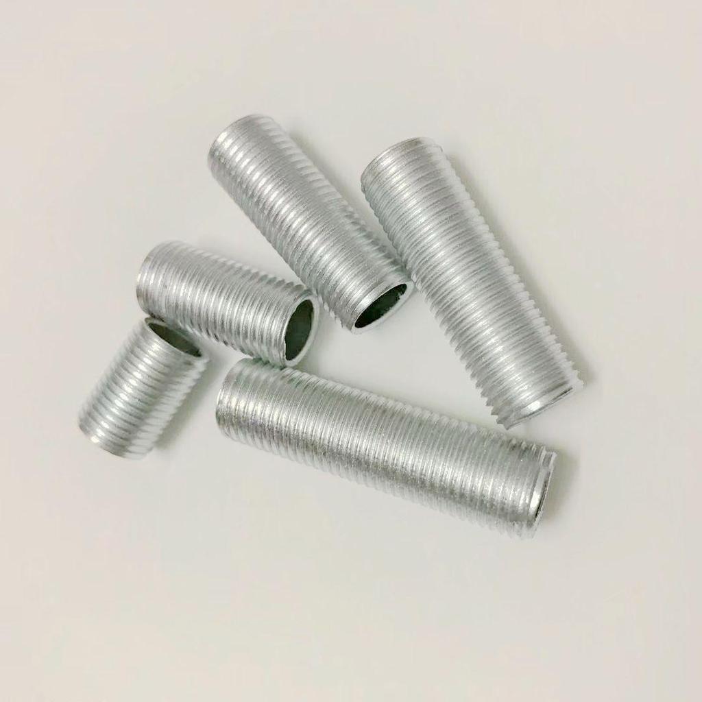 M10 Feingewinde Rohrverbinder, 8 mm Innen, Vollgewindestange, Leuchtenzubehör.