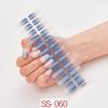 22pcs Sheet Laser Bronzing Full Cover Nail Stickers Long Lasting Tearable Cute Nail Art Wraps Design