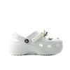Crocs Classic Platform Clog EVA Beach Travel Versatile Fashion Trend Hole Shoes Unisex White
