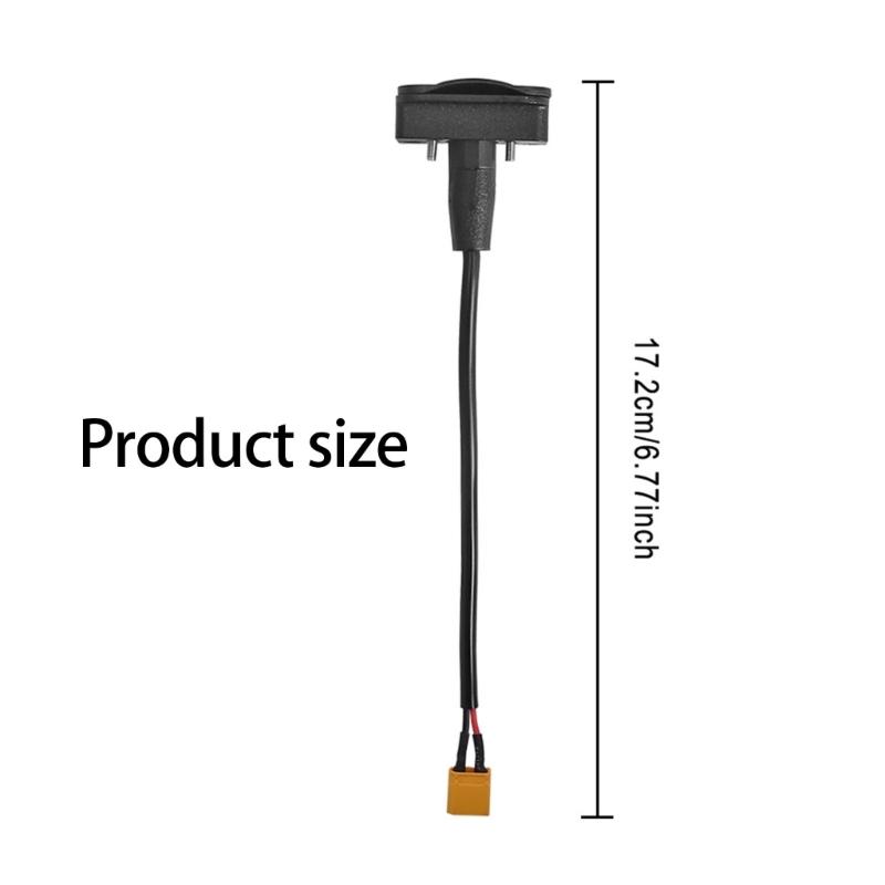 Electric Scooter Charging Interface Component Socket Plug Connecting Charging Port Kickscooter Parts Easy To Install