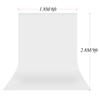 Photo Studio Backdrop 1.8 x 2.8 m, Non-Reflective  , Washable, Polyester and Cotton, with 3 Clamps, for Home Studio Video Production