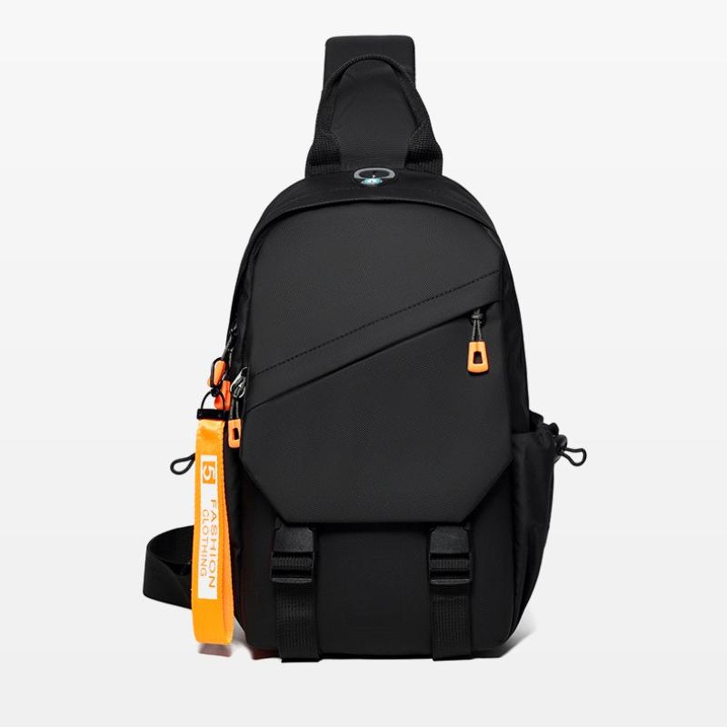 Waterproof Nylon Crossbody Bag - Men's Chest Sling Backpack, Compact Shoulder Messenger Bag, Travel & Outdoor Hiking Pack 2025