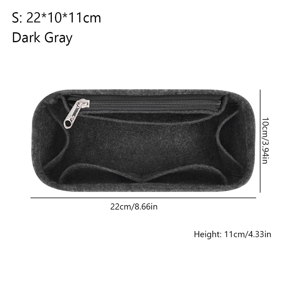 Felt Handbag Insert Bag Large Capacity Multi-Pocket Internal Bag Storage Organization Portable Purse Liner for Loewe Puzzle