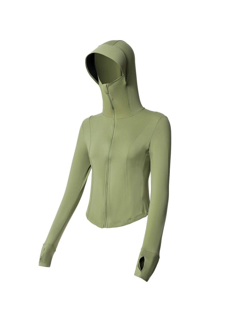 2025 Women's Black Slim Fit Sun Protection Ice Silk Jacket: Breathable, UV-Protective Summer Sportswear