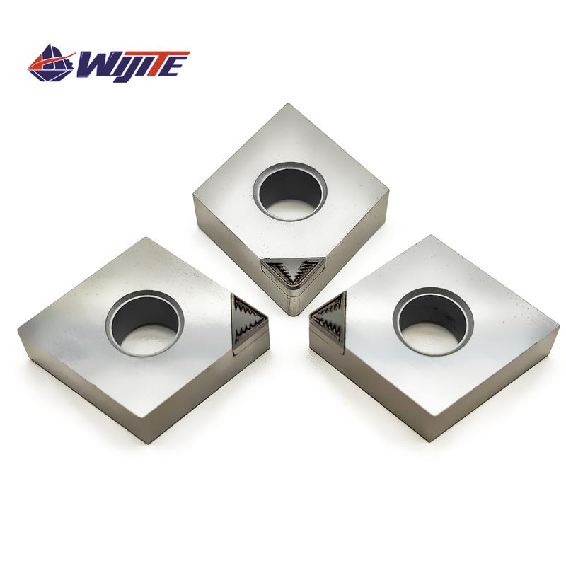 PCD CNMG120402 CNMG120404 CNMG120408 Chip Breaking Tool Used for Copper Aluminum Magnesium Fibre Glass Plastic CNMG